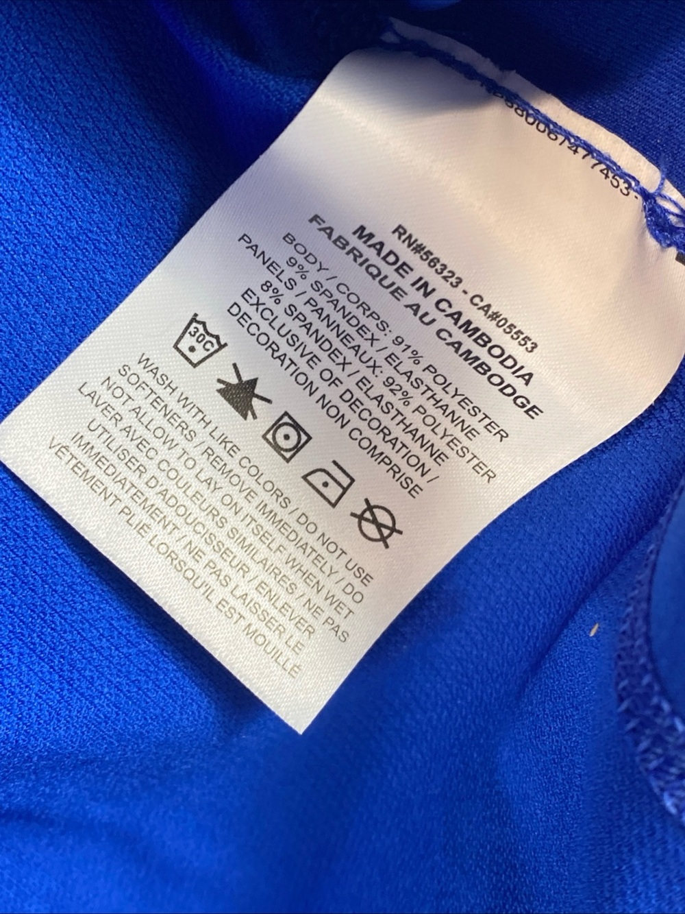 Nike Pro Dri-FIT Men’s XXL Blue Slim Fit Long Sleeve Crew Neck Shirt Athletic - Picture 7 of 8